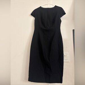 Zara Basic Midi Large Black dress
